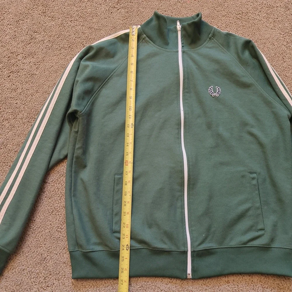 VTG Fred Perry Sportswear Track‎ Jacket Mens XL Green Full Zip Portugal